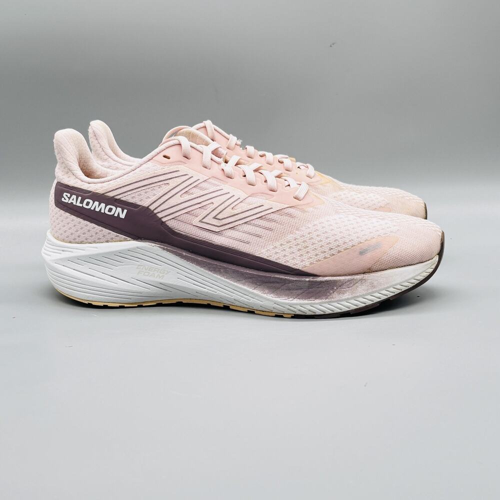 Salomon Shoes Womens 9.5 Pink Mesh Aero Blaze Running Athletic Sneakers Comfort